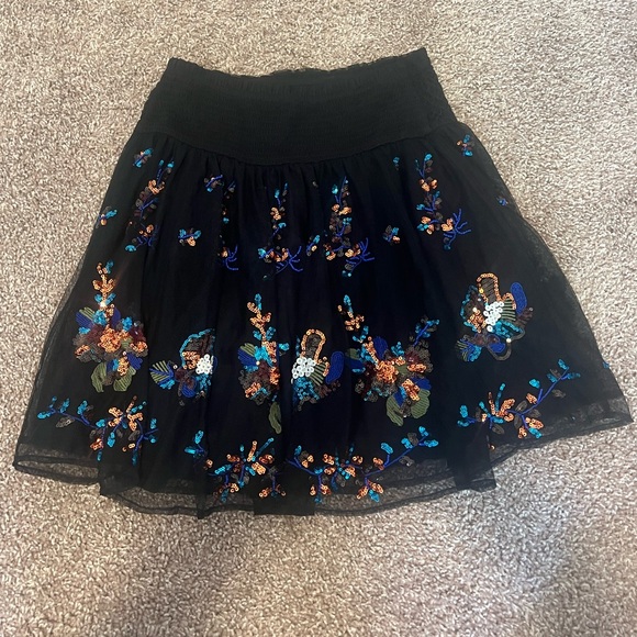 Anthropologie Sequins Tulle Skirt Medium - Picture 6 of 15